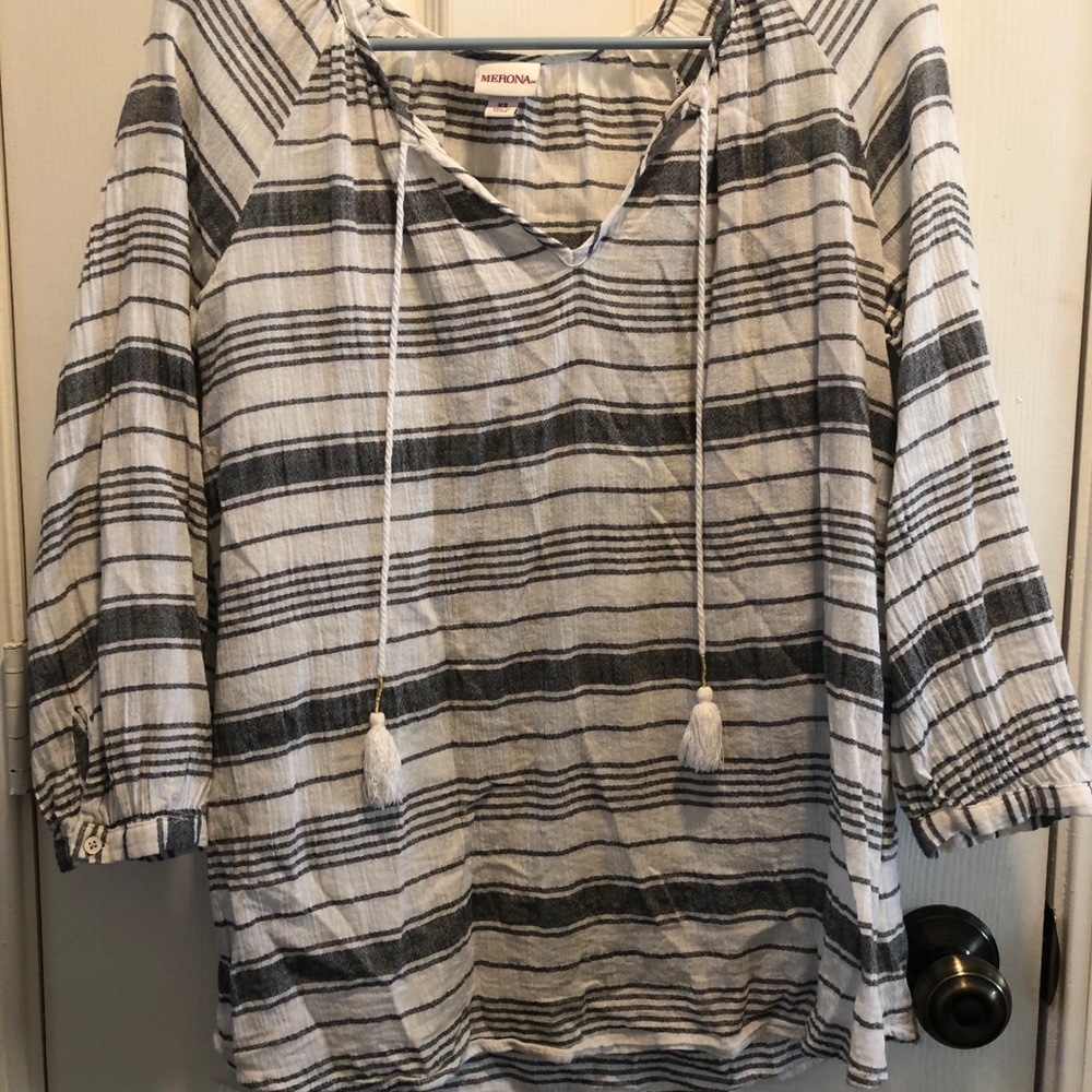 thin striped top